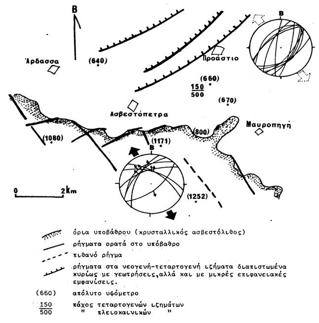 GRCS077F05 - Neotectonic sketch map of the Asvestopetra area (south of Ptolemaida)