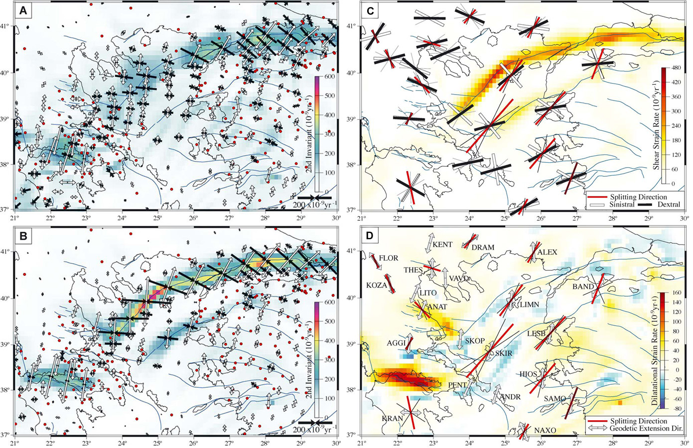 GRCS810F10 - Strain rates of the North Aegean