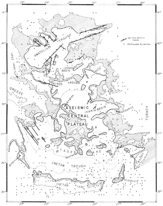 GRCS810F12 - Structural and morphological map of the Aegean Sea
