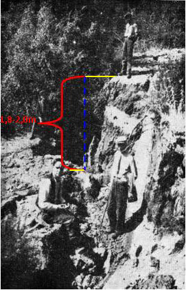 GRIS111F07 - Photograph of a coseismic ground rupture from the 1932 event